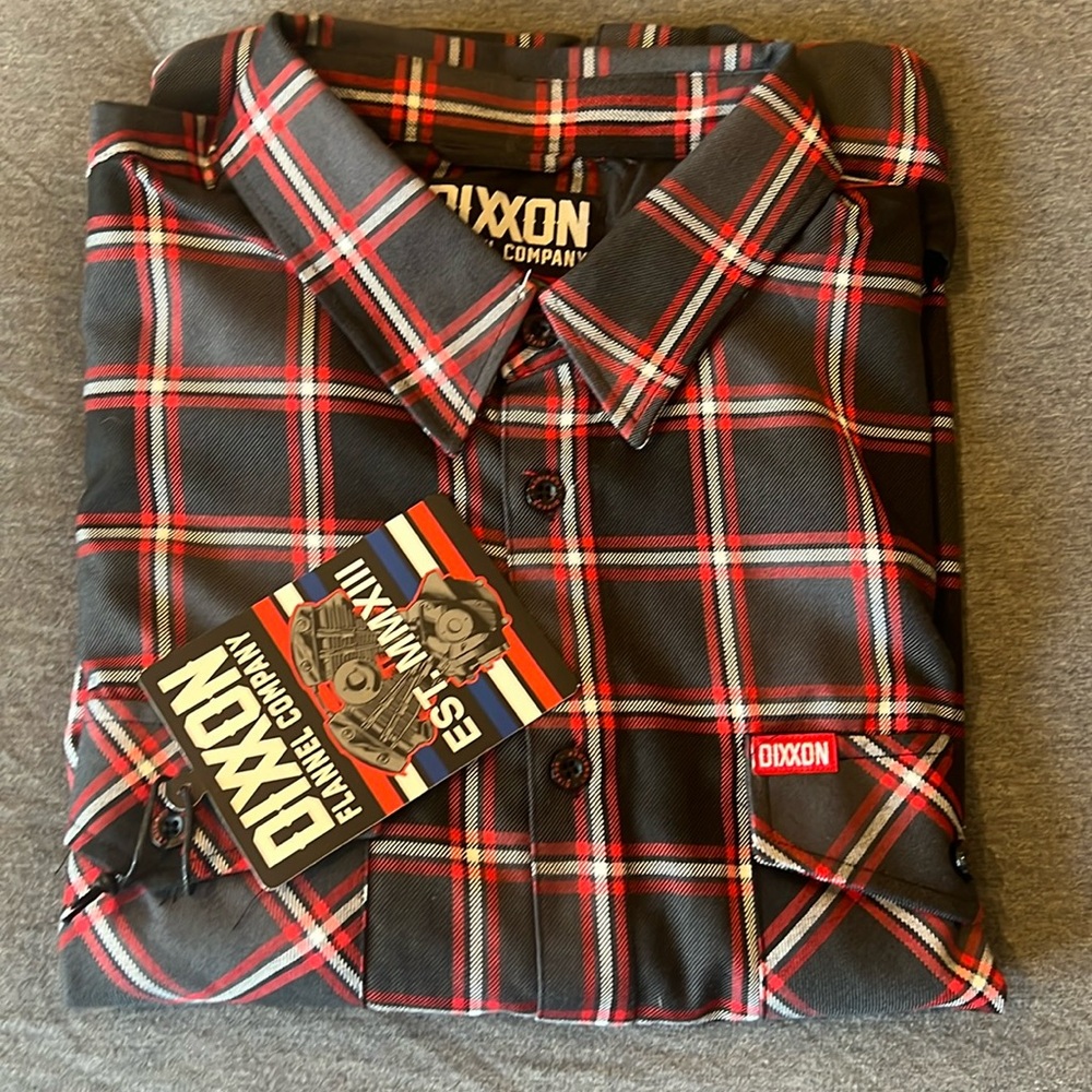 Dixxon Shirt Men Flannel Plaid Lowrider. XXL NWT. No bag.